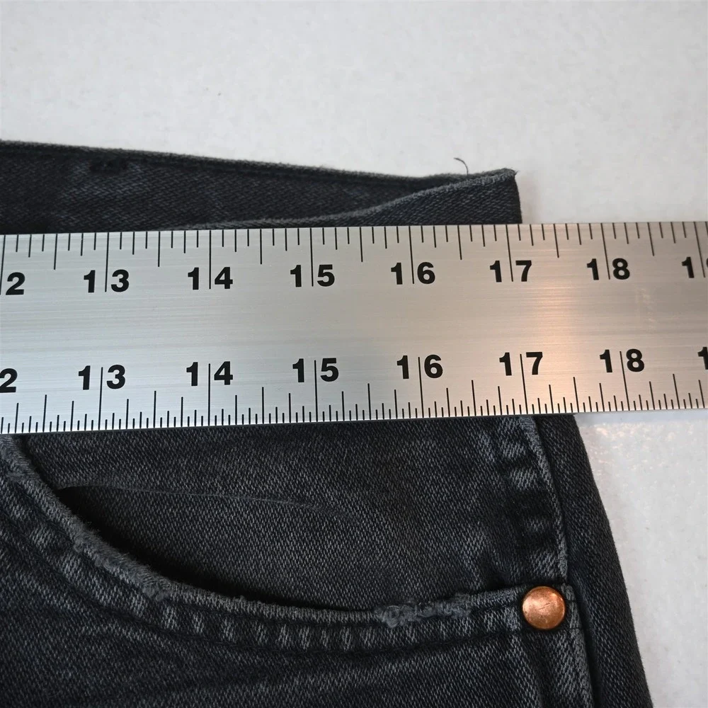 Wrangler 34x34 Gray Denim 13MWZ Cowboy Cut 100% Cotton Mens Jeans